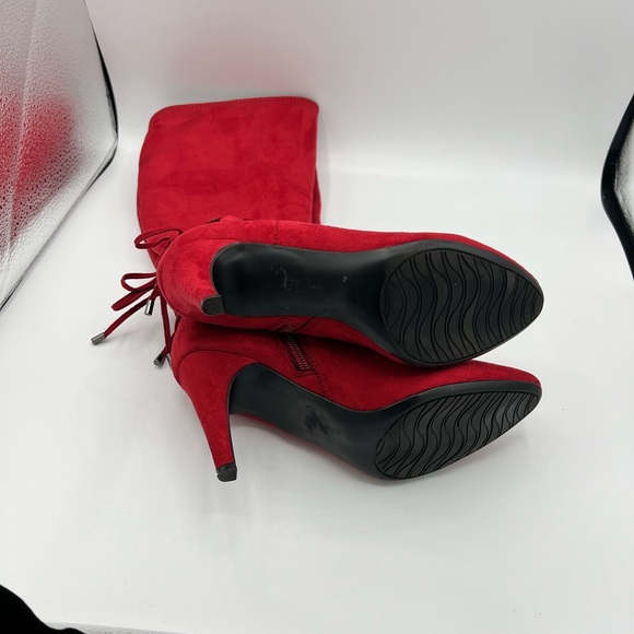 Tall Red Boots - Picture 4 of 4